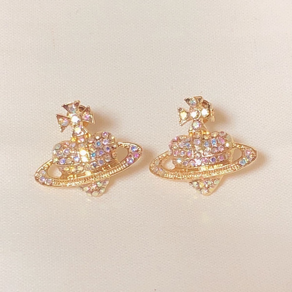 SOLD**Vintage Vivienne Westwood punk orb earrings